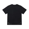 Męskie designerka t shirt men damskie damskie otwór Hip Hop Streetwear Odzież Man Casual Tops Oversize Bawełna T-shirty Euro S-XL