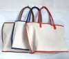 Bolsas de compras femininas sacolas de ombro composto tote bolsa real de um lado DIY faça você mesmo feito à mão personalizado personalizado A2
