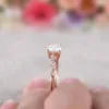 Couple Rings 100% Natural Diamond 14K Rose Gold Rings for Women Wedding Bands Luxury Fine Fashion Jewelry Couple Wedding Joyeria Fina Gift 230518