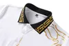 2023 Designer Stripe Polo T-shirts Serpent Polos Bee Floral Mens High Street Fashion Horse Polo Luxe T-shirt.M-3XL0 * 9