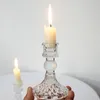 Clear Candle Holders Taper Candlestick Holder Set Tealight Candle Holders for Table Centerpiece Wedding Decor Dinner Party Festival Decoration ocean express