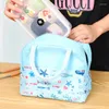 Dinnerware Sets Lunch Bag Thick Oxford Insulation Portable Package Casual Print Student Handbag Tote Bags Thermal Pouch