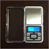Balances de pesée Balance de bijoux numérique Gold Sier Coin Grain Gram Pocket Size Herb Mini Electronic Backlight 100G 200G 500G Fast Drop Dhcwa
