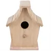 Bird Cages Pet Bird House Wood Bird Nest Hanging Bird House Warm Box Natural Wood Bure Cage Birdhouse Wood Box Rest Place 230518