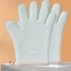 Thickened anti scald and heat insulation silicone gloves for kitchen special gloves for baking in high temperature microwave oven 234l