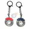 Porte-clés 1X Porte-clés Look d'étrier de voiture pour 320i 325i 330i 525i 530i 640i 740i X1 X3 X4 X5 X6 X7 ///M Sign Brake Style Keyring Pedant