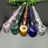 Szklane rury palenia wytwarzanie ręcznie w kolorze hakah szklane proste płaski garnek