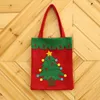 Julekorationer 4st/parti 42 21 cm högkvalitativ god träddekoration Xmas Santa Claus Kids Candy Bag Home Party Decor gåva till barn