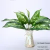 Decoratieve bloemen 1 stc kunstmatige tropische palmplanten bladeren met faux stengels voor Hawaiian Luau Party Jungle Beach -tafel