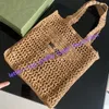 Bolsa de crochê Milano LogoS bolsas de praia Sacos de ráfia plana com alça de mão bolsas de grife bolsa de verão triângulo para compras bolsa feminina ombro pacotes para noite