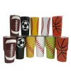 Tumblers 30 Unzen Tumbler Tassen Basketball Fußball Baseball Bedruckte Tasse Bierkrug Kaffee Wasserflasche Auto Halten Drop Lieferung Hausgarten Dh2Zn