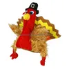 Стаски для вечеринок День Благодарения Турция Шляпа Смешная Акции Жареный наряд Хэллоуин Костюм аксессуар Дорь