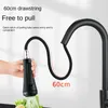 Kitchen Faucets Pulling Type Copper Faucet Pressurized Universal Rotation Cold Full Household Basin Vegetable