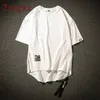 Mens Tshirts Zongke White T Shirt Men Tshirt Harajuku Vintage Tshirt Clothes Streetwear Hip Hop Summer Top 5xl 230518