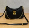 Designers Small Twinny Bag 29cm Womens Brown Reverse Canvas Handle Handbag Luxury Black Cowhide Trims Purse Crossbody Shoulder Chain