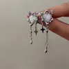 Ohrstecker Liebe Quaste Stern Ohrring weiblich süß coole Mode Persönlichkeit vielseitig Ohrschmuck für Frauen Zubehör