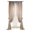 Curtain Romantic French Luxury Simple Curtains For Living Room Bedroom Lace Velvet Patchwork High-shading Villa Custom Cortinas