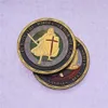 God God Challenge Coin Coin Prayermemorative Coinの鎧全体を着用する