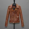 Women's Jackets List Persional Women's Leather Jacket Soft Natural Sheepskin Female Real Skin Overcoat Ladies Clothing Asian