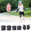 Knieschützer Mode 6 Teile/satz Kinder Kinder Fahrrad Skateboard Skating Radfahren Schutz Ellenbogenschutz Roller Schutz