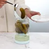 Matbesparare förvaring containrar glas kimchi burk flaska kök arrangör fermentering pickles torr och våt dispenser tank hushåll behållare 230517