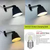 3colors LED 램프 전구 7W 110V 220V AC90-265V 변색 스마트 라이트 E27 G45 Super Bright Home