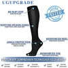 Chaussettes de sport Compression Bas Hommes Femmes Randonnée Course à pied 20-30 MmHg Vol Grossesse Gonflé Varices Marathon Chaussette 230518