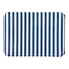 Plates Fruits Tray Dessert Platter Blue White Stripe Melamine Environmentally Friendly Colourfast Safe For Home Restaurant