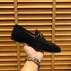 Big Size 38-46 Men Oxfords Lederen schoenen British Green Blue Shoes Handmade Comfortabele formele jurk Men Flats slip op Bullock