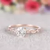 Couple Rings 100% Natural Diamond 14K Rose Gold Rings for Women Wedding Bands Luxury Fine Fashion Jewelry Couple Wedding Joyeria Fina Gift 230518