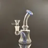 Kleine Mini-Glasbongs Dab Rigs Shisha 14mm Innengewinde mit Rauchschale Kleiner Bubbler Becher Bong Wasserpfeifen Bohrinsel Günstigstes 2 Stück