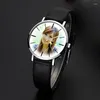 Wristwatches A3304 DIY Watch Gift Quartz Wrist Watches For Lover's Men Women Children Po Printing Picture Installed Wristwatch