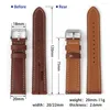 Cinturini per orologi Cinturino in vera pelle 20mm 22mm Grigio Marrone Rosso Cinturino in pelle bovina vintage Cinturino a sgancio rapido Accessori per uomo