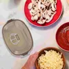 Ensembles de vaisselle Séparateur Boîte à bento Stockage des repas Accessoires pour micro-ondes Sûr Adultes Sandwich Conteneurs Enfants Déjeuner
