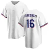 Baseball 16 Travis Jankowski Jersey 5 Corey Seager 20 Ezequiel Duran 47 Josh Smith 13 Brad Miller 3 Leody Taveras 54 Martin Perez 18 Mitch Garver Custom Men Youth Y-Q-B