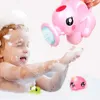 3PSCBATH Toys Injector Kids Elephant Watering Pot Bath Toy Cartoon Plastic Kettle Bath Shower Tool Baby Bath Toy for Kids Summer Bath Sprinkler