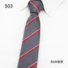 Bow Ties Grey Red Men Polyester randig mager Paisley -slipsar Plaid Corbata Neckwear For Party 6cm St. Valentine's Day Work