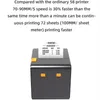 58mm Thermal Receipt Printers POS Bill Kitchen Printer With Automatic Cutter