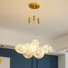 Hängslampor kreativa gipsophila matsal öar ö ljuskrona modern nordisk kök bar kaffe deco led restaurang glas hängande lampa