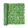 Fleurs décoratives Haie Artificielle Feuille Verte Panneaux De Clôture Faux Écran De Confidentialité Pour La Maison En Plein Air Jardin Balcon Décoration Fournitures