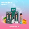 오리지널 MRVI BAR 10000 10K 퍼프 DTL 일회용 포드 E 850mAh 충전식 배터리 19ml 미리 채워진 포드 DTL vaping 스타일 스틱 펜