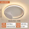 Plafondlampen moderne afstandsbediening led lamp cirkel rond ring ring kroonluchter voor slaapkamer dineren woonkamer gangpad huislettertjesachtige armaturen