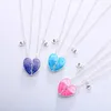 Pendentif Colliers Mode Bijoux À La Mode Ami Collier Coeur Lumineux Coloré Émail BFF Magnétique 2 Pcs/ensemble