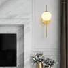 Wandlampen glaslamp moderne stijl woonkamer sets meringiven kaarsen ganeneck leeslicht gemonteerde led -schakelaar