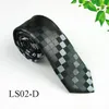 Bow Ties Formal Luxurious Striped Slitte Business Wedding Fashion Jacquard 6cm för herrklänningskjorta Tillbehör Tie LS02