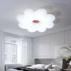 Deckenleuchten Nordic Schlafzimmer Lampe Studie Kreative Wolke LED Cartoon Persönlichkeit Mädchen Kinderzimmer Blumenlampen