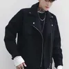 Wełniany płaszcz męski Mężczyźni Ubranie Hip Hop Krótka kurtka Koreańska Koreańska Losowa odzież uliczna Abrigo Hombre Autumn Winter Fashion Zapip Zewnętrza