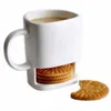 250 ml keramische mok witte koffie thee koekjes melk dessert cup theekop zijkoekvakken houder voor thuiskantoor dh885