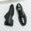 Мужчины ежедневная деловая повседневная обувь формальная шнурчатая мужская одежда для обуви
