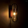 Lampa ścienna nowoczesne szklane sconce sypialnia lustro luster